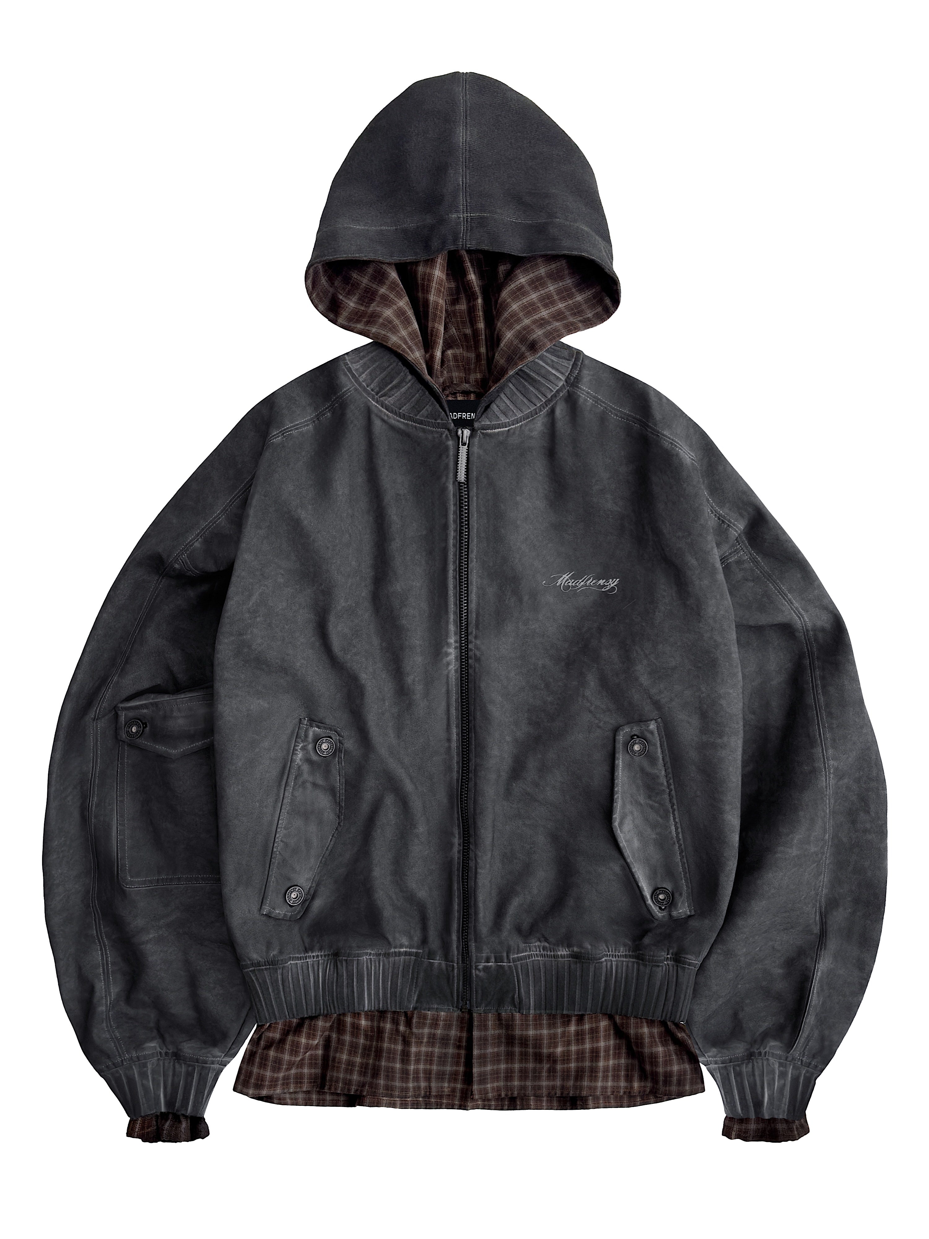 OVERSIZED Hooded Bomber