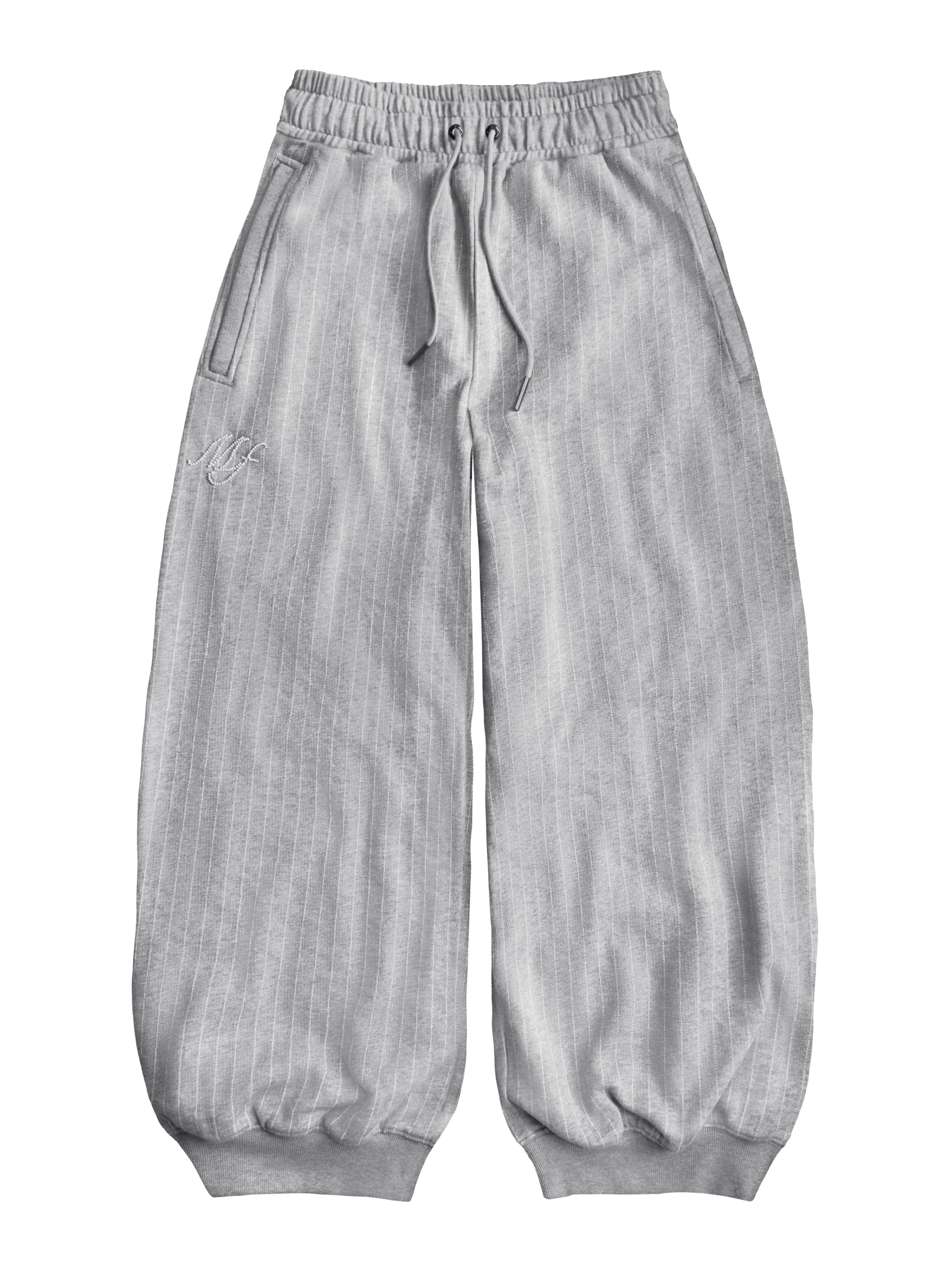 PINSTRIPE Sweatpants [grey]