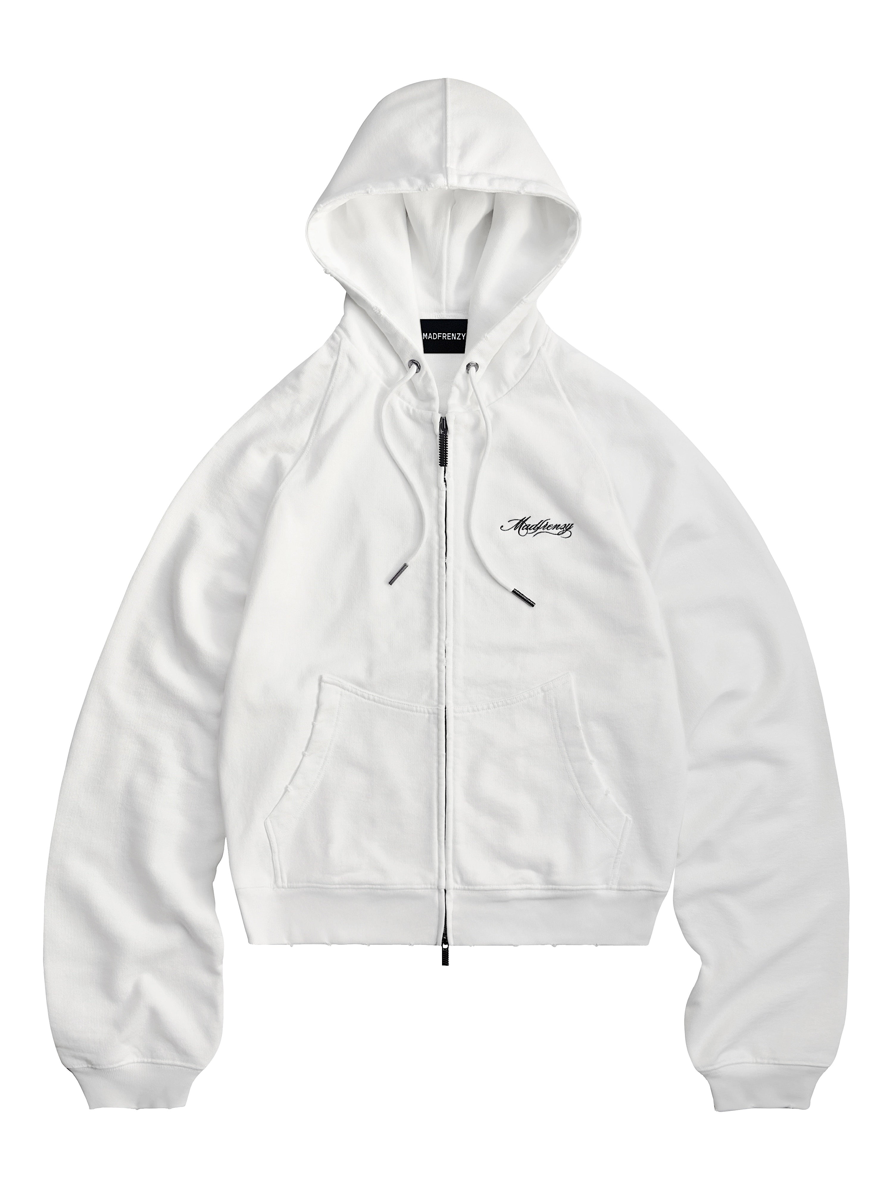 WHITE Hoodie – MADFRENZY